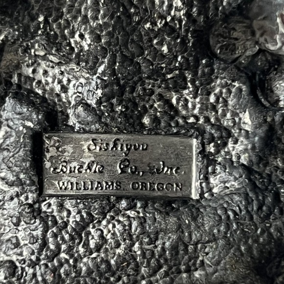 BERGAMOT Siskiyou BOWHUNTING hunting DEER 1983 Vintage‎ belt buckle USA - Picture 12 of 12